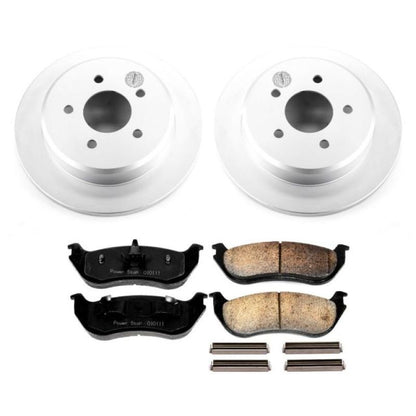 Power Stop 96-02 Ford Crown Victoria Rear Z17 Evolution Geomet Coated Brake Kit PowerStop