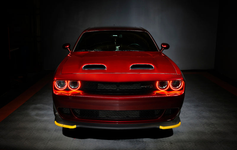 Oracle 15-21 Dodge Challenger Dynamic Surface Mount Headlight Halo Kit - ColorSHIFT - Dynamic ORACLE Lighting