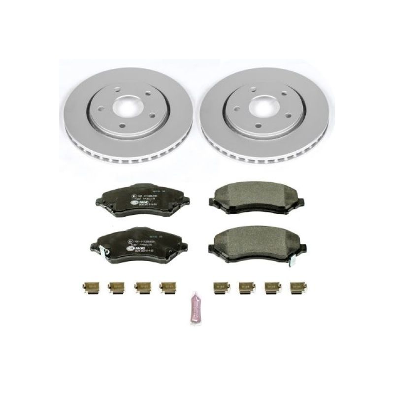 Power Stop 08-16 Chrysler Town & Country Front Euro-Stop Brake Kit PowerStop