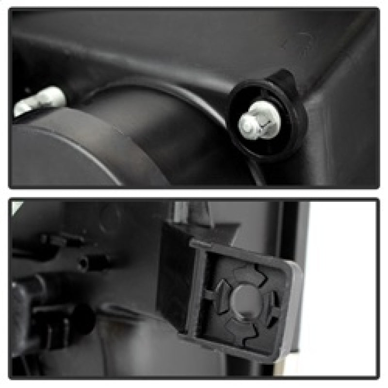 Spyder Ford F150 13-14 Projector Fctry Xenon Model- Light Bar DRL Blk PRO-YD-FF15013-LBDRL-HID-BK SPYDER
