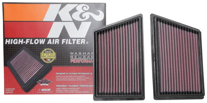 K&N 19 Porsche 911 3.0L H6 F/I Drop In Replacement Air Filter K&N Engineering