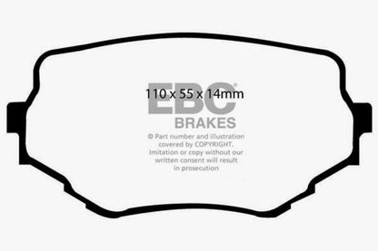 EBC GreenStuff Front Brake Pads - DP61099 EBC