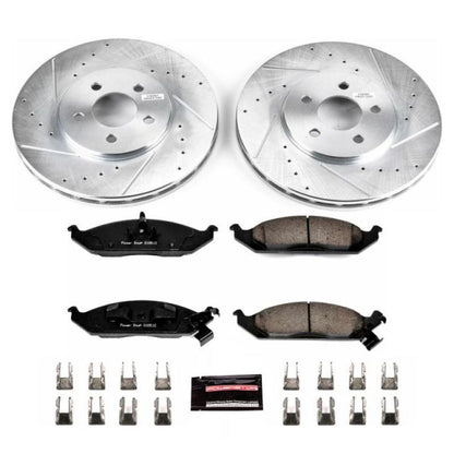 Power Stop 95-00 Chrysler Cirrus Front Z23 Evolution Sport Brake Kit PowerStop