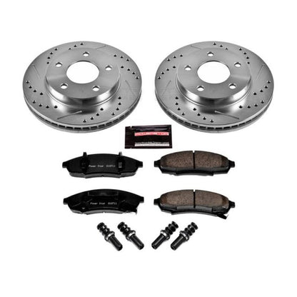 Power Stop 87-94 Oldsmobile Cutlass Cruiser Front Z23 Evolution Sport Brake Kit PowerStop