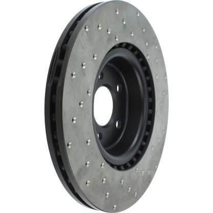 StopTech 12 Audi A6 Quattro/11-12 A7 Quattro/13 Q5/7-11/13 S4/12 S5 Front Right Drilled Cryo Rotor Stoptech