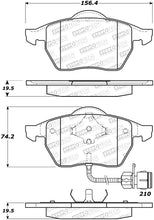 Load image into Gallery viewer, StopTech Premium Ceramic Front Brake Pads - 308.05550