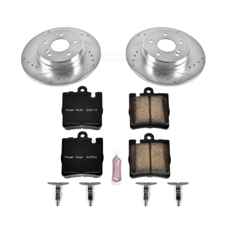Power Stop 03-05 Mercedes-Benz C240 Rear Z23 Evolution Sport Brake Kit PowerStop