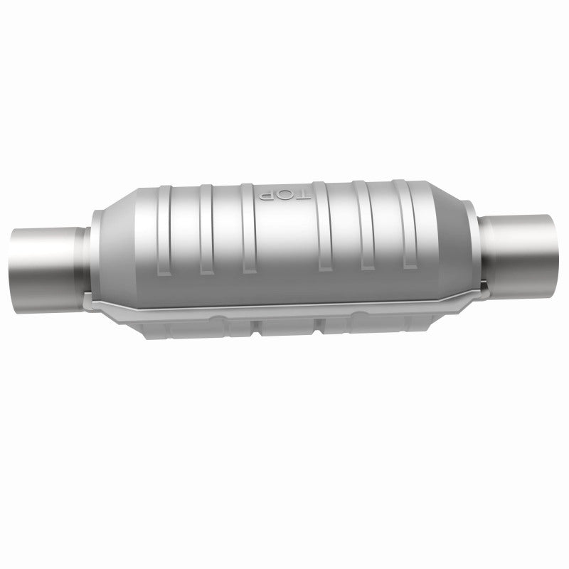 MagnaFlow Catalytic Converter 2 in Inlet 2 in Outlet 11 in Length SS Magnaflow