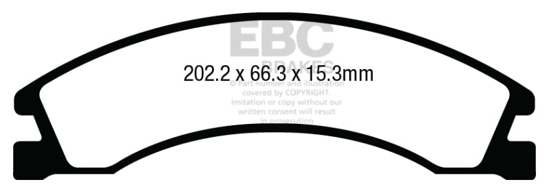 EBC YellowStuff Rear Brake Pads - DP43005R