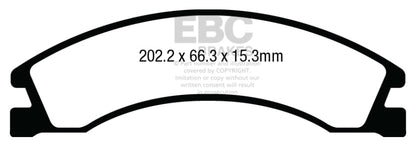 EBC Ultimax2 Rear Brake Pads - UD1329 EBC