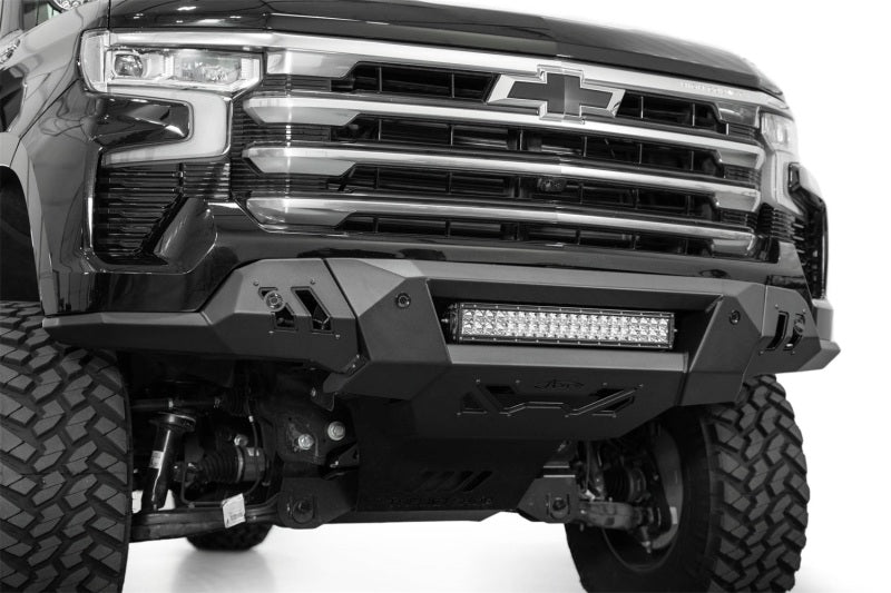 ADD 2022+ Chevrolet Silverado 1500 Black Label Front Bumper Addictive Desert Designs