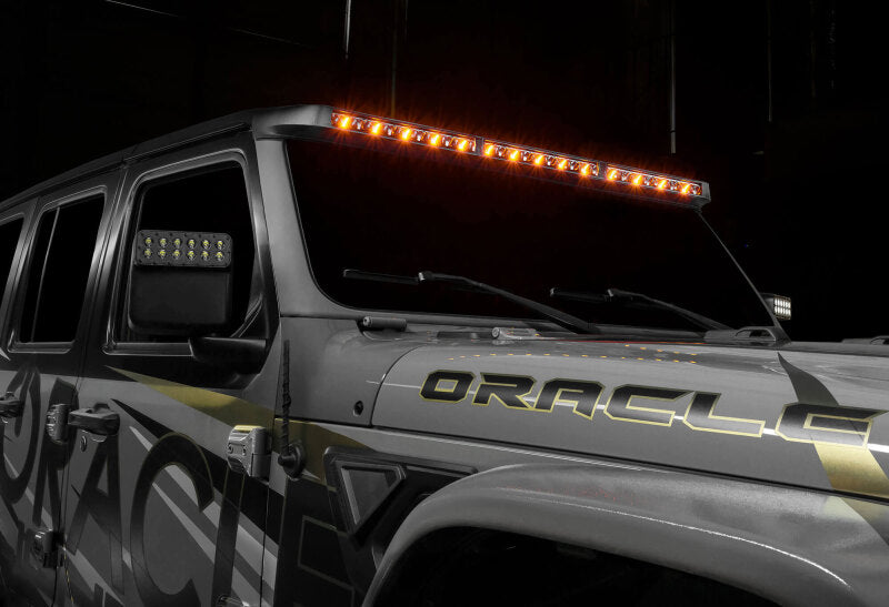 Oracle Jeep Wrangler JL/Gladiator JT Integrated Windhsiled LED Light Bar System ORACLE Lighting