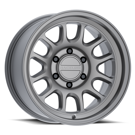 Raceline 958T Rogue 17x8.5in / 8X170 BP / 0mm Offset / 130.81mm Bore - Matte Titanium