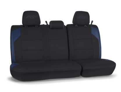 PRP 16-23 Toyota Tacoma Rear Bench Cover - Black/Navy Blue B054-06