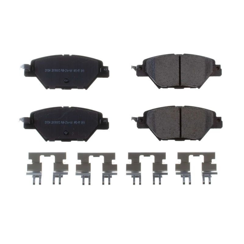 Power Stop 16-19 Mazda CX-9 Rear Z17 Evolution Ceramic Brake Pads w/Hardware PowerStop
