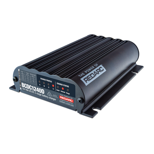 REDARC DC/DC Dual Input In-Vehicle Battery Charger - 12V 40A REDARC