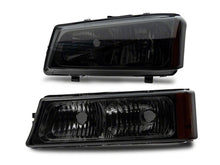 Load image into Gallery viewer, Raxiom 03-06 Chevrolet Silverado 1500 Axial OEM Style Rep Headlights- Chrome Housing- Smoked Lens