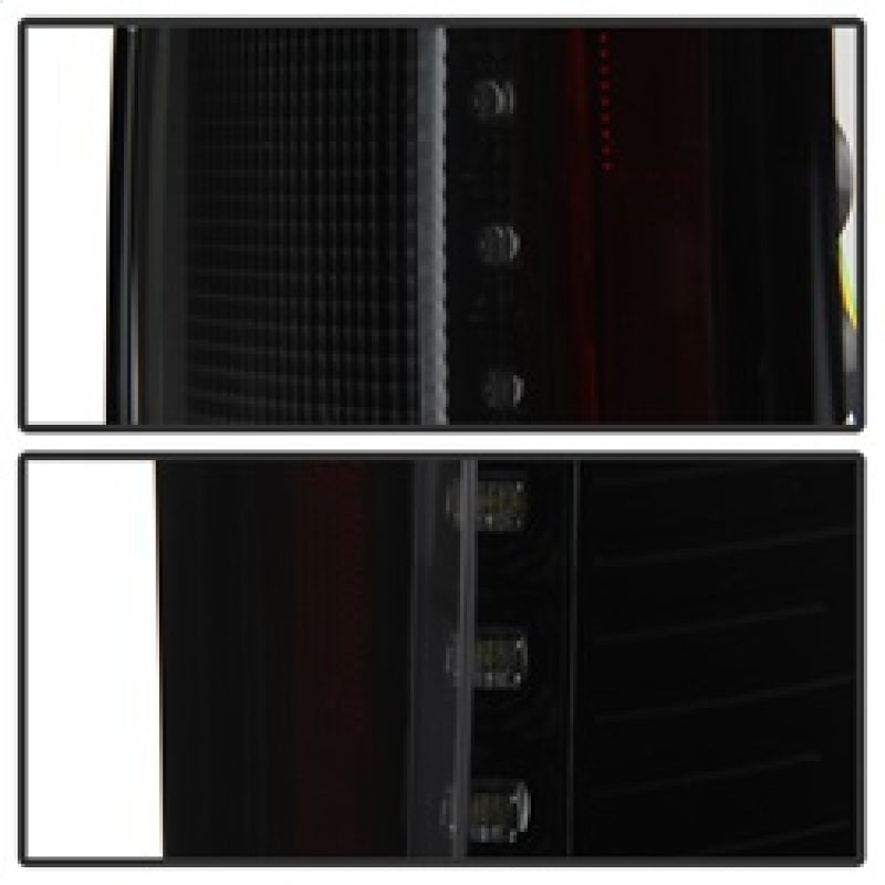 Spyder 15-17 Ford F-150 LED Tail Lights (w/Blind Spot) - Black Smoke (ALT-YD-FF15015BS-LBLED-BSM) SPYDER