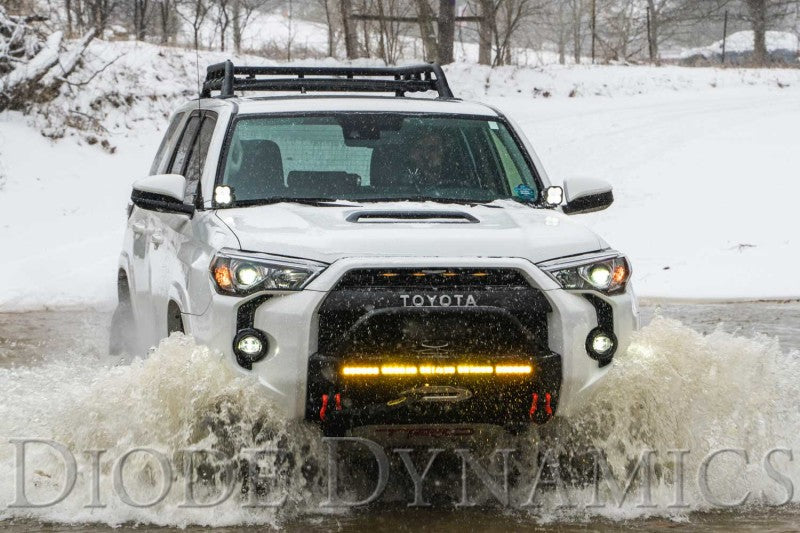 Diode Dynamics 10-21 Toyota 4Runner SS3 LED Ditch Light Kit - Sport Yellow Combo