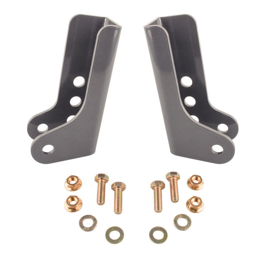Synergy Rear Lower Shock Relocation Brackets for Jeep Wrangler JL/JLU - 8874-01