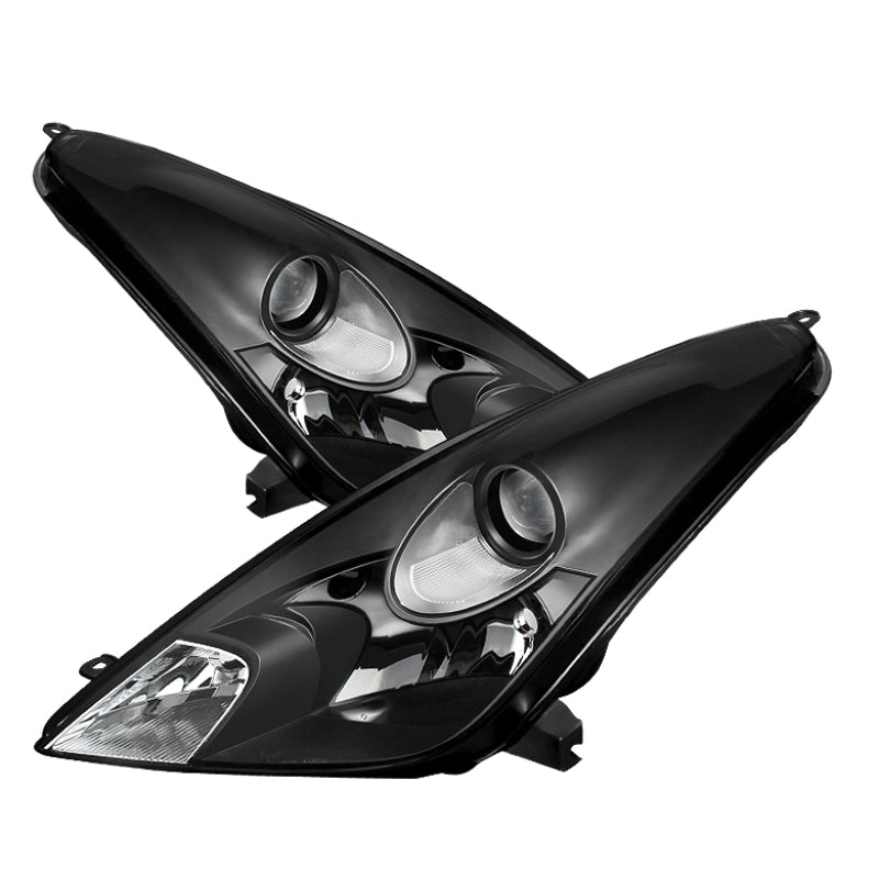 Xtune Toyota Celica 00-05 Crystal Headlights Halogen Model Only Black HD-JH-TCE00-BK SPYDER