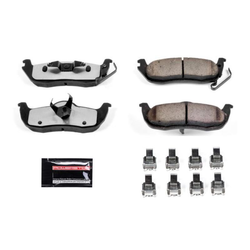 Power Stop 06-10 Jeep Commander Rear Z36 Truck & Tow Brake Pads w/Hardware PowerStop