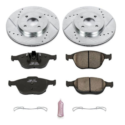 Power Stop 02-04 Ford Focus Front Z23 Evolution Sport Brake Kit PowerStop