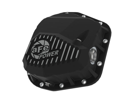 aFe POWER Pro Series Rear Differential Cover Black w/ Machined Fins - 46-71320B