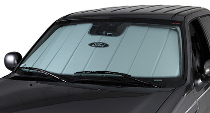 Covercraft 15-23 Ford Mustang Coupe Convertible UVS100 Custom Sunscreen with Mustang 50 Years Logo