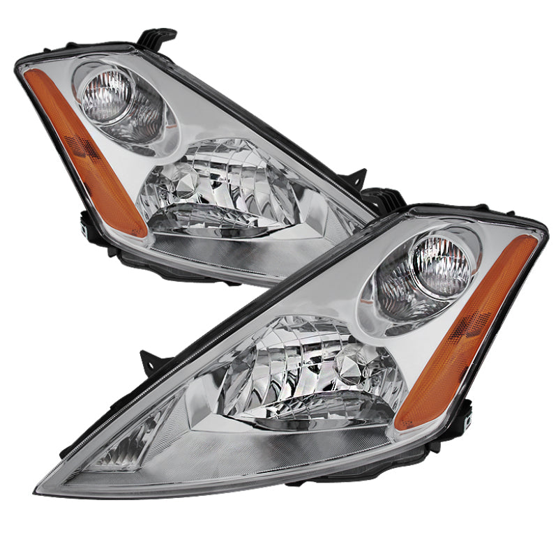 Xtune Nissan Murano 03-07 (Not Hid Model) Crystal Headlights Chrome HD-JH-NMU03-AM-C SPYDER