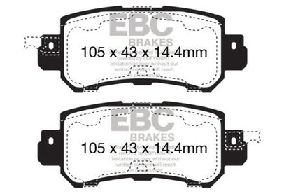 EBC GreenStuff Rear Brake Pads - DP22135 EBC