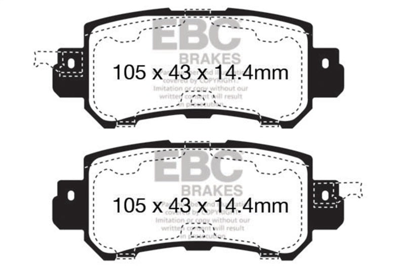 EBC GreenStuff Rear Brake Pads - DP22135