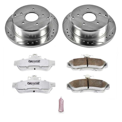 Power Stop 2004 Pontiac GTO Rear Z26 Street Warrior Brake Kit PowerStop