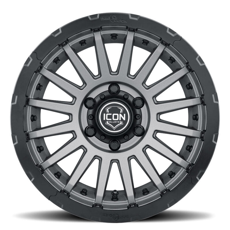 Icon Alloys Recon Pro Satin Charcoal- 18 X 9 - 8 X 170- 6MM 65.25n BS