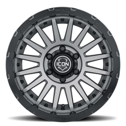 Icon Alloys Recon Pro Satin Charcoal- 18 X 9 - 8 X 170- 6MM 65.25n BS