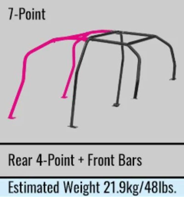Cusco Steel Roll Cage 13 Point 2 Passenger Through Dash 2015 Subaru WRX / STI (S/O / No Cancel)