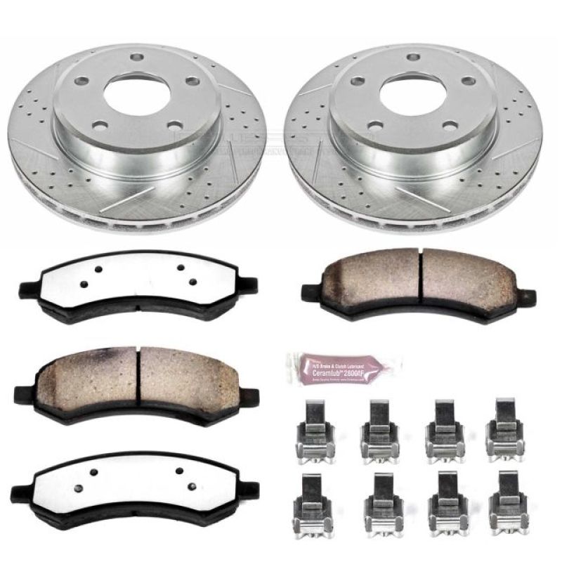 Power Stop 05-10 Dodge Dakota Front Z36 Truck & Tow Brake Kit PowerStop