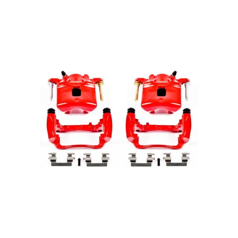 Power Stop 2007 Chevrolet Cobalt Front Red Calipers w/Brackets - Pair PowerStop