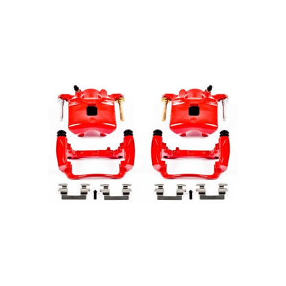 Power Stop 2007 Chevrolet Cobalt Front Red Calipers w/Brackets - Pair PowerStop