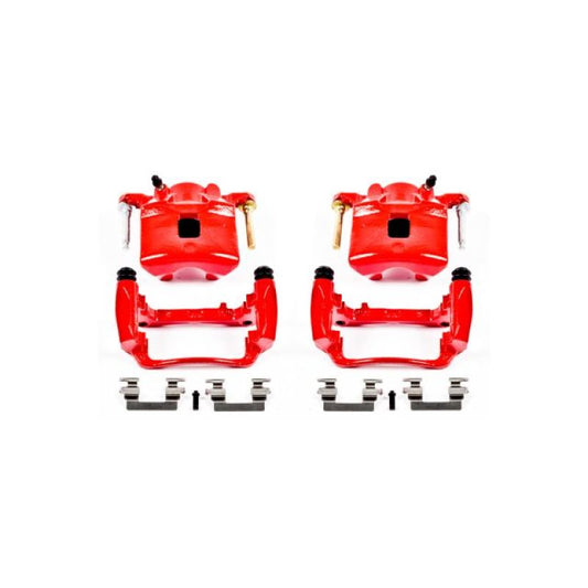 Power Stop 2007 Chevrolet Cobalt Front Red Calipers w/Brackets - Pair PowerStop