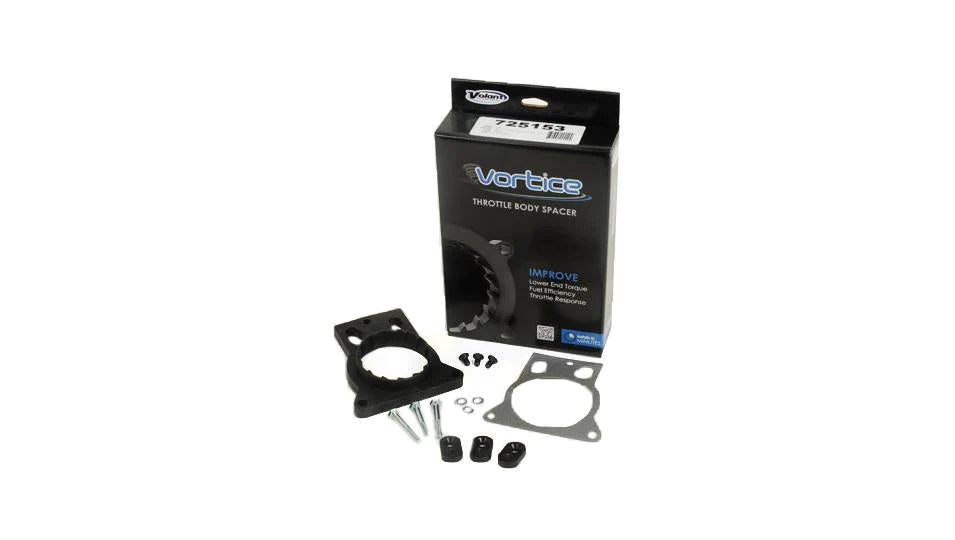 Volant Throttle Body Spacer 1999-2007c Silverado/Sierra, GM Suv 4.8/5.3/6.0/8.1L, 2003-07 Hummer H2, 2004 GTO - 725153 Volant