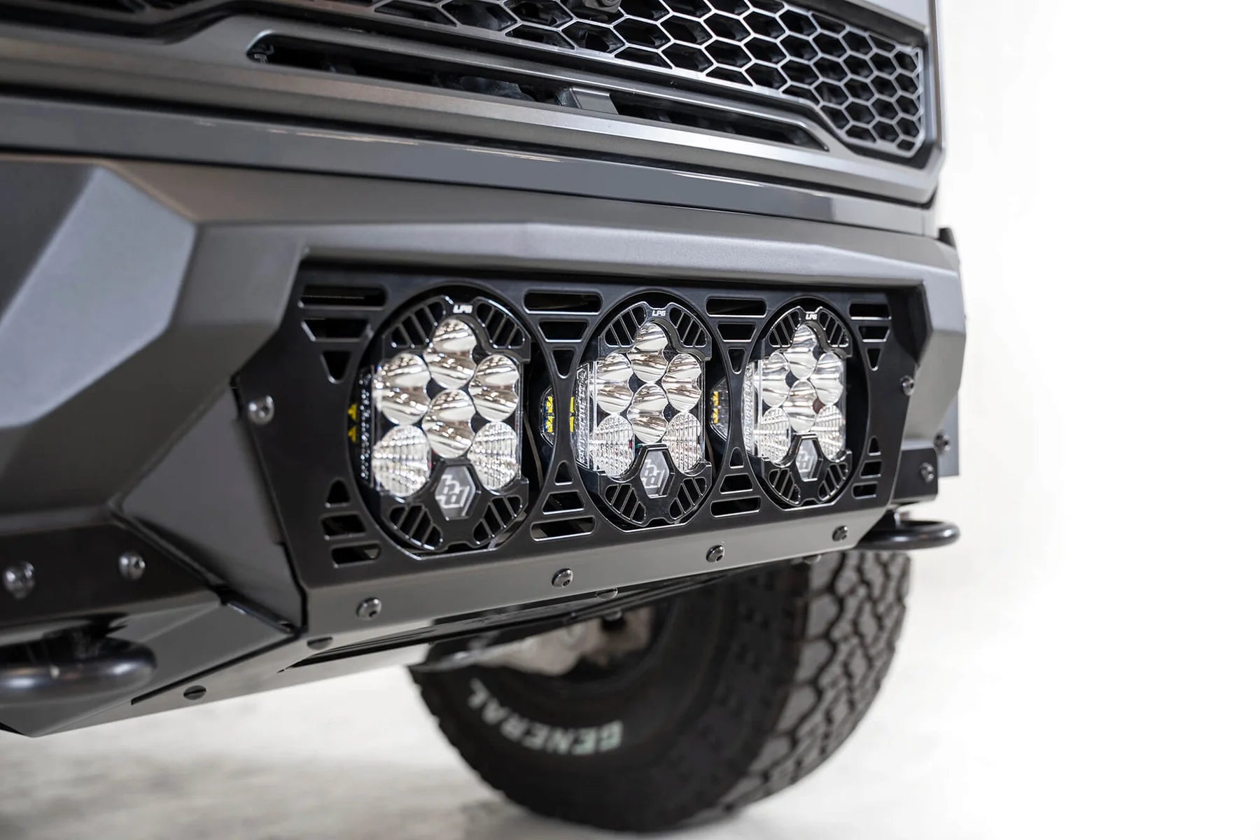 Addictive Desert Designs 2017-2020 Ford Raptor Bomber Front Bumper (Baja Designs) - F110014100103 Addictive Desert Designs