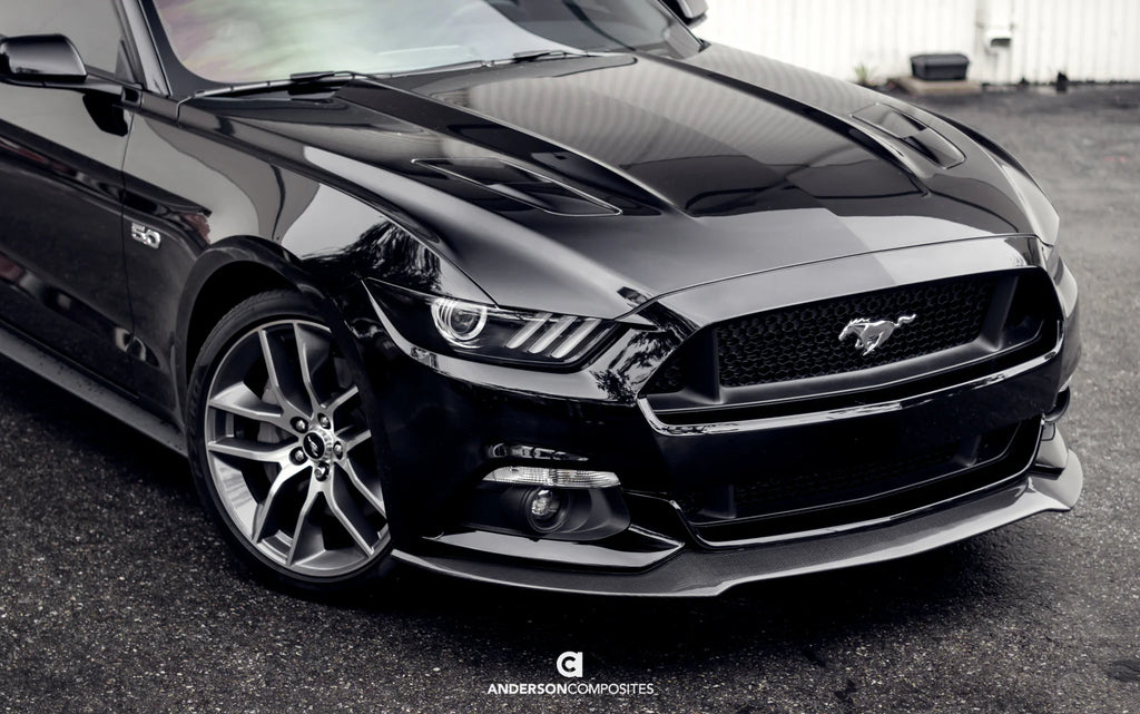 Anderson Composites 2015 - 2017 Mustang Carbon Fiber Type-AC Front Chin Splitter - AC-FL15FDMU-AC