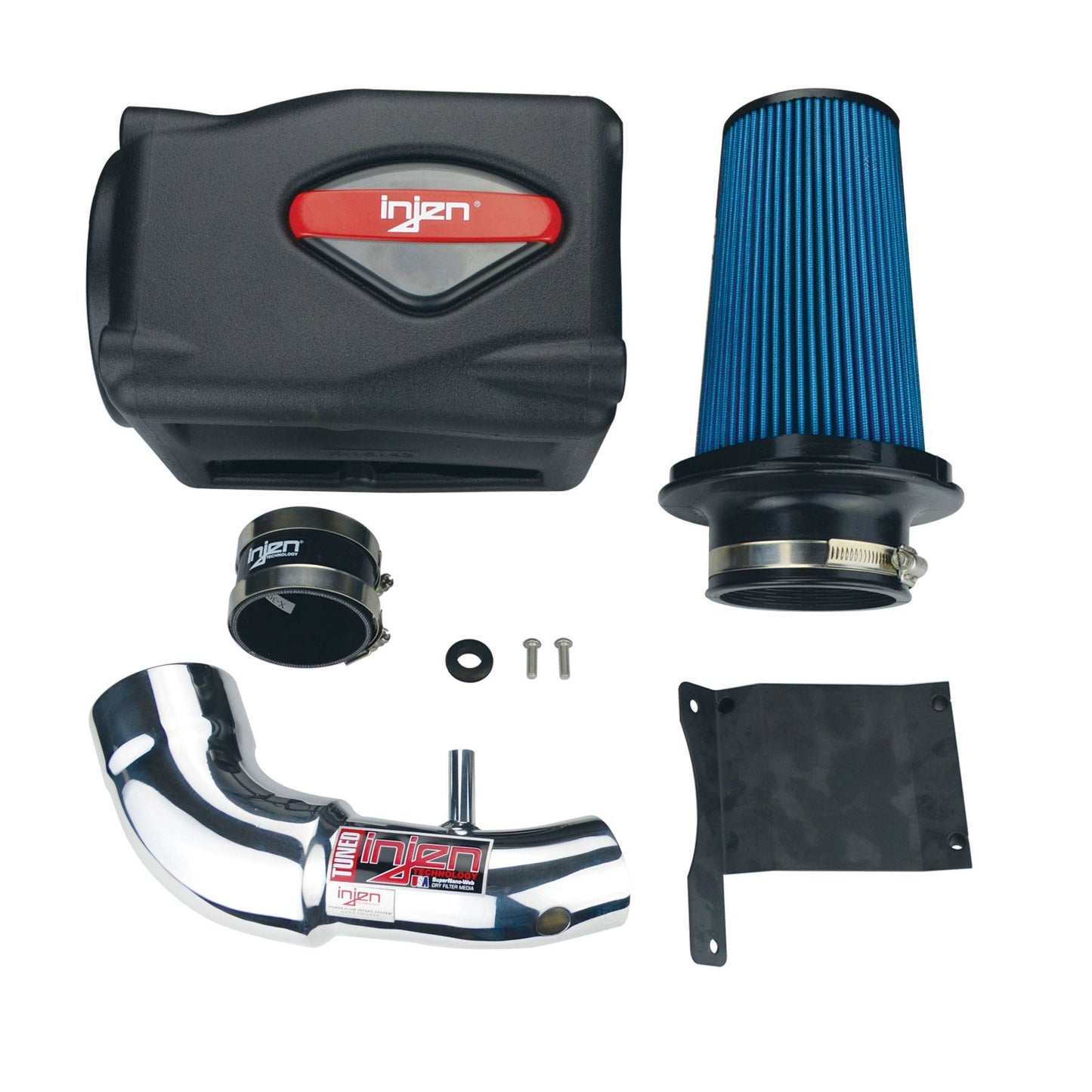 Injen Pf Cold Air Intake System W/ Rotomolded Air Filter Housing (Polished)  For 07-11 Jeep Wrangler 3.8L - PF5002P