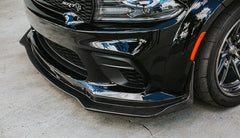 Anderson Composites 2020-2023 Dodge Charger Widebody Carbon Fiber Front Chin Spoiler - AC-FL20DGCR-MB