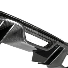 Load image into Gallery viewer, Anderson Composites 2018 - 2023 Ford Mustang Type-AR Carbon Fiber Quad Tip Rear Diffuser - AC-RL18FDMU-AR