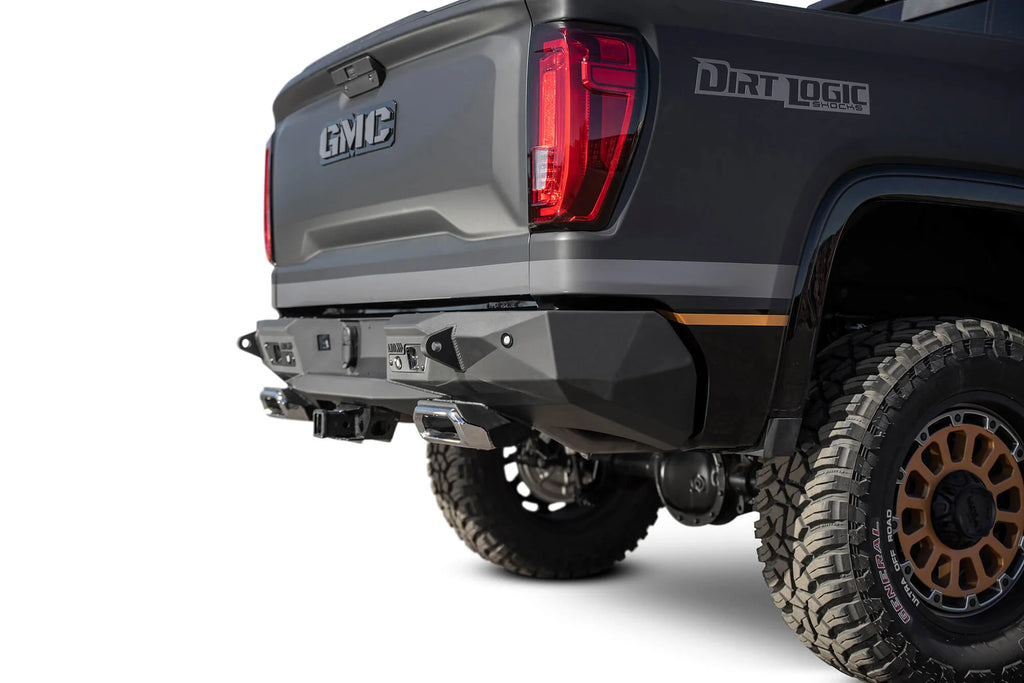 Addictive Desert Designs 2019-2021 Chevy/GMC 1500 Stealth Fighter Rear Bumper W/ Exhaust Tips - R441051280103