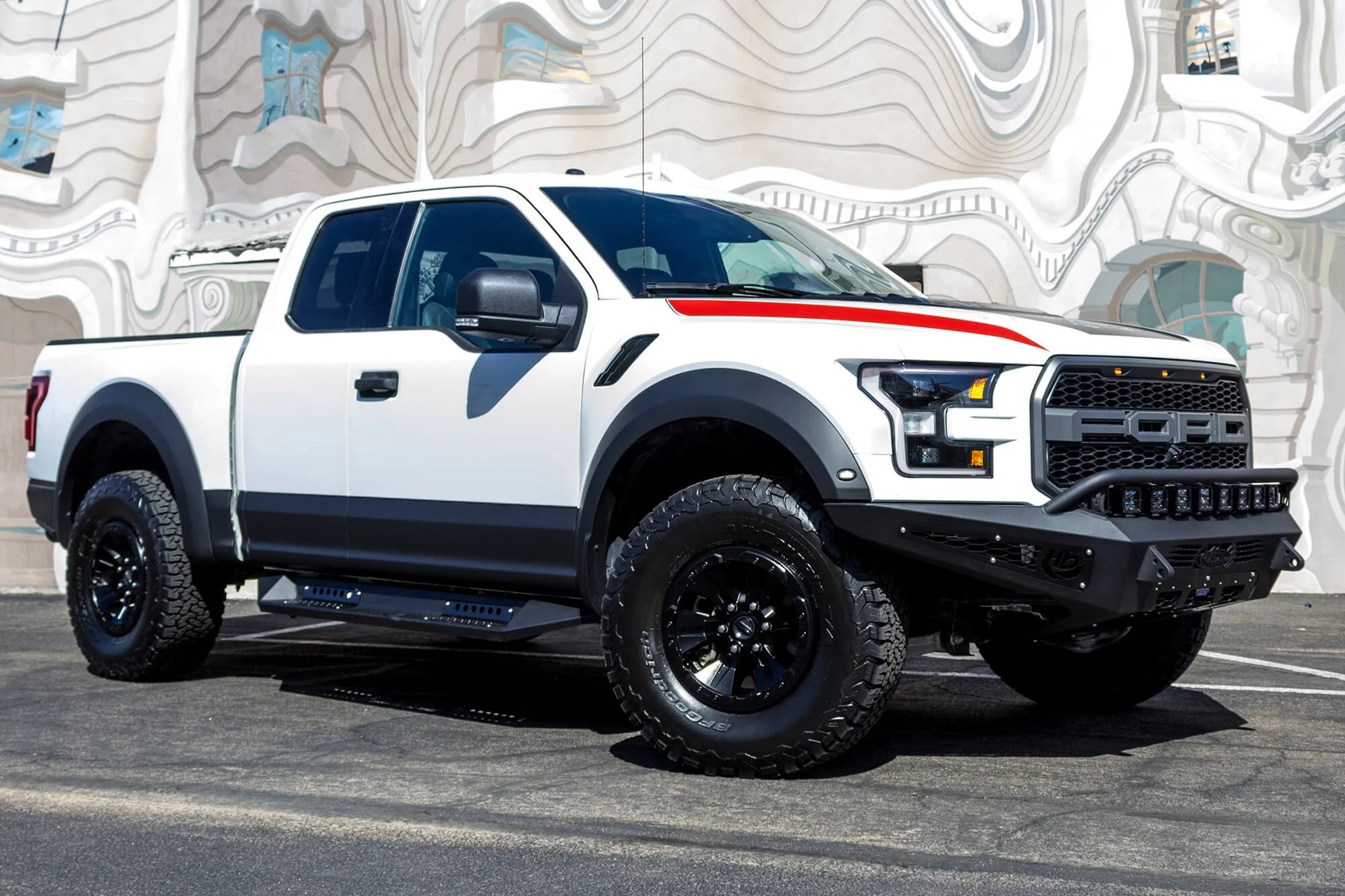 Addictive Desert Designs 2017-2020 Ford Raptor Honeybadger Front Bumper - F117432860103 Addictive Desert Designs