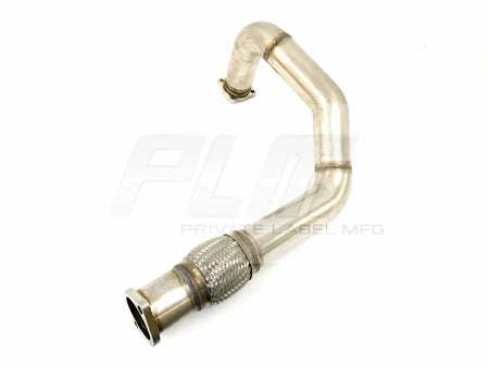 PLM Power Driven B16/B18/B20 Downpipe For Top Mount Turbo Manifold 88-00 Civic / 90-01 Integra - PLM-B-T3-TOP-DP