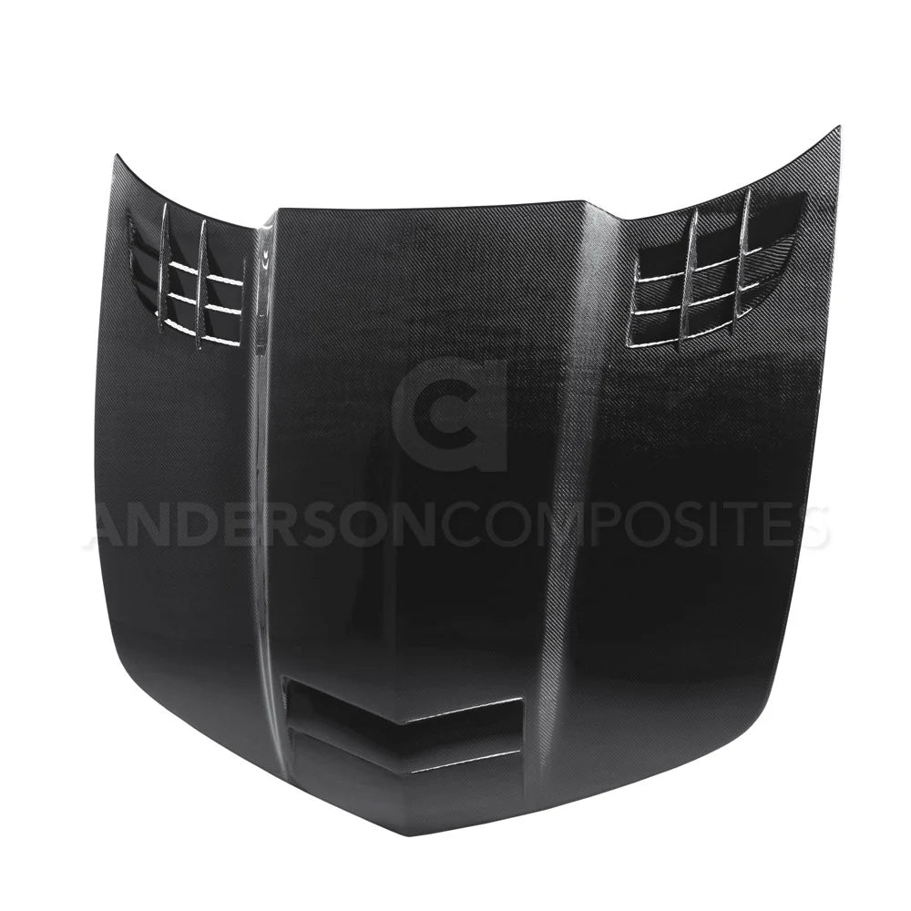 Anderson Composites 10-15 Chevrolet Camoro Typ-TTII Carbon Fiber Hood - AC-HD1011CHCAM-TTII